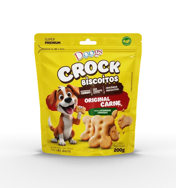 Biscoitos Doogs — produto de referência do portfólio Gigant
