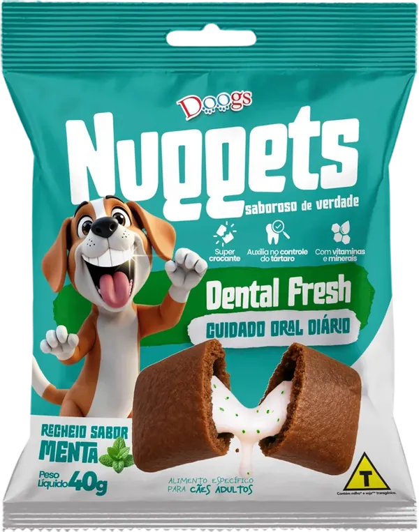 Nuggets Doogs — produto de referência do portfólio Gigant